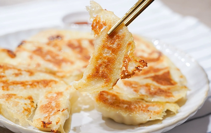 冰花煎餃做法