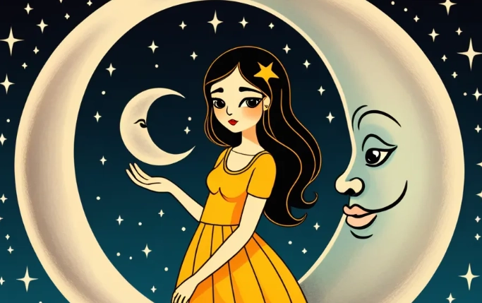 月亮天蠍女的雙眼