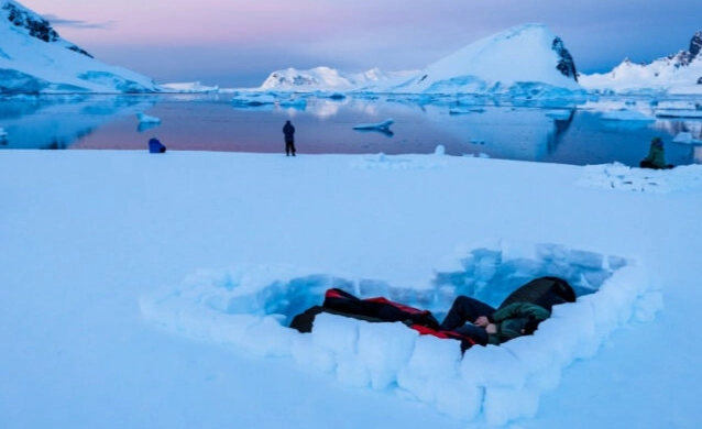 南極月份比較 南極月份比較