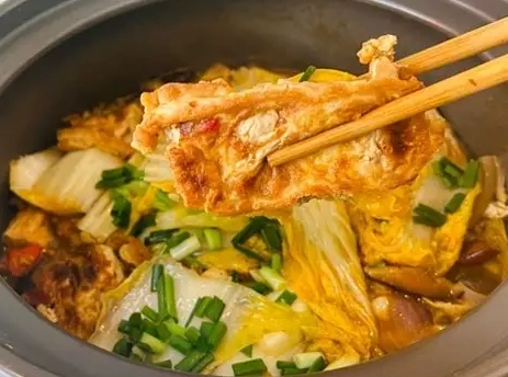 娃娃菜豆腐做法