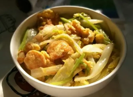 娃娃菜炒蛋做法