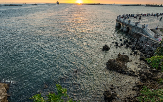 西子灣夕陽攝影技巧